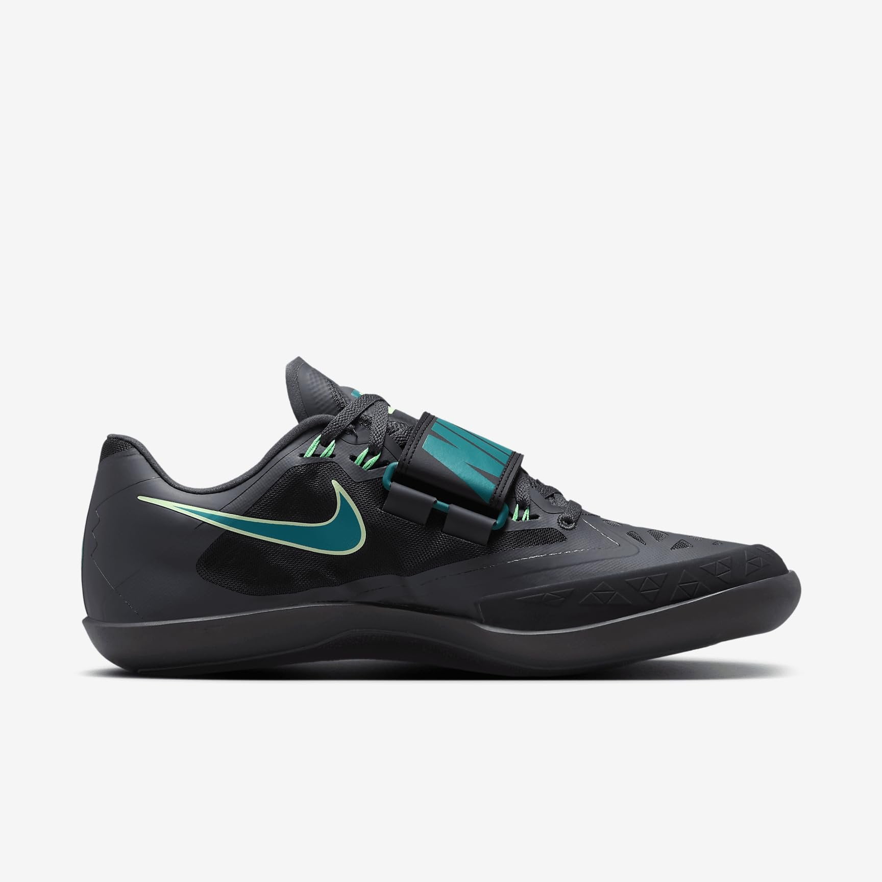 Nike Zoom SD 4 Track & Field Throwing Shoes HQ3487-001, Black/Vapor Green/Electric Algae/Bright Spruce Size 9