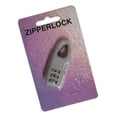thumbnail image 2 of Candado Combinación Numérica de Metal McCarthy Zipperlock gris, 2 of 2