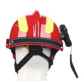 thumbnail image 2 of TFixolF2 Emergency Rescue Casque de Sécurité pour Pompier, Casque de Protection contre l'Incendie avec Phare et Lunettes, Anti-impact, Résistant à la Chaleur, 2 of 7