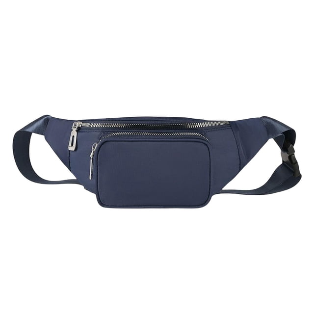 Riñonera multiusos, impermeable, monedero, riñonera , riñonera, bolso de mano para , senderismo, viajes, acampar Azul Salvador Paquete de cintura