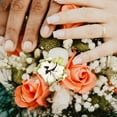 thumbnail image 6 of HONMEET Set of 6 Realistic Artificial Sunflower Non-Fading Wedding Party Decorations for Home and Event, 6 of 8