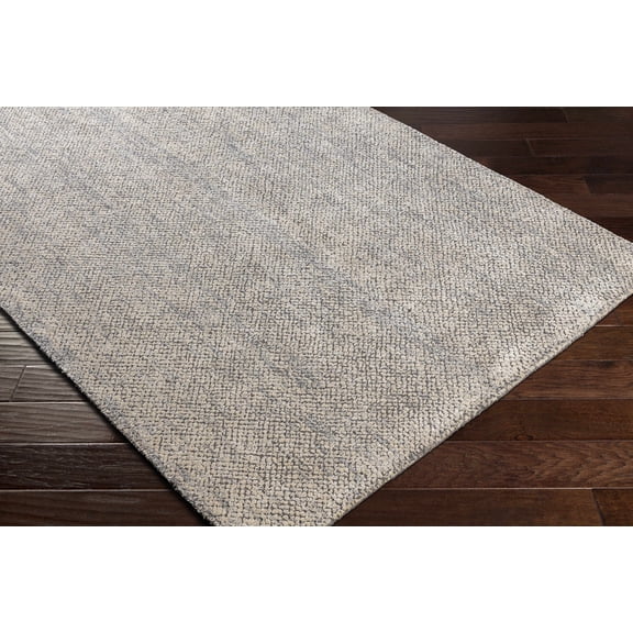 Hauteloom Pantubig Living Room, Bedroom Area Rug - Contemporary - Ivory, Light Gray, Gray - 10' x 14'