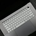 thumbnail image 4 of tredstone Keyboard Cover Laptop Waterproof Dustproof Keyboard Silicone Film Replacement for Macbook Air, Half-transparent, White, 4 of 6
