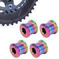 thumbnail image 4 of Chainwheel Disc Screw,  Alloy Bicycle Disc Screw Easy To Install 4Pcs  for Mountain Bikes Gold,Colorful, 4 of 8