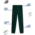 thumbnail image 6 of Pro Athlete Boys Sweatpants - 3 Pack Active Performance Fleece Jogger Pants for Kids (8-20), 6 of 7