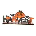 thumbnail image 3 of Tablero decorativo con letras para decoración de cosecha de otoño, decoración rústica para el hogar, letrero de escritorio para fiestas, festivales, Estilo D, 3 of 8