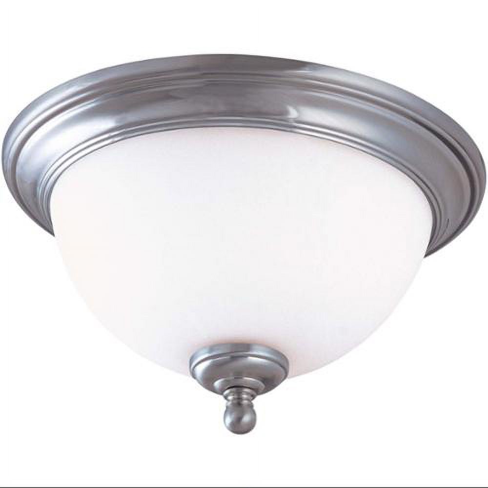 Nuvo 60/2566 Glenwood Ceiling Medallion Lighting 16in Brushed Nickel 2-light
