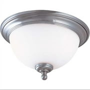 Nuvo 60/2566 Glenwood Ceiling Medallion Lighting 16in Brushed Nickel 2-light