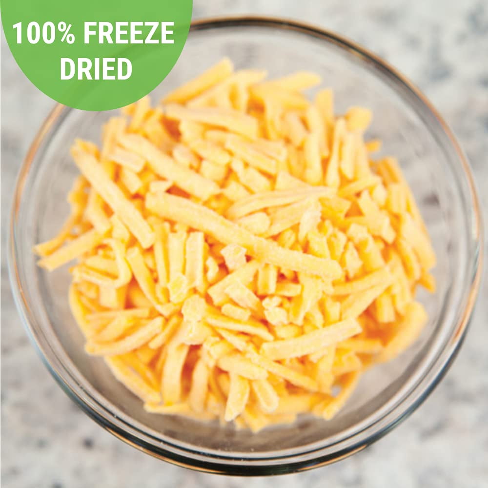 Nutristore Freeze-Dried Cheddar Cheese Shredded (Pack of 12)