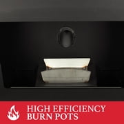 Ashley Hearth Pellet Stove Home Heater with WiFi & Bluetooth Control, AP5622-W, Black
