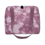 PackIt Freezable Hampton Lunch Bag, Mulberry Tie Dye, with Shoulder Straps and Zipper Closure