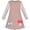 Brown Mushroom, variant on Girls Dress Cotton Long Sleeve Unicorn Embroidery Navy Blue 2 Years