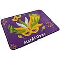 thumbnail image 2 of GZHJMY Mardi Gras Door Mats Non-Slip Washable Indoor Outdoor Entrance Welcome Floor Mat for Kitchen Bathroom Bedroom Home Decor, 23.6"x15.7", 2 of 7