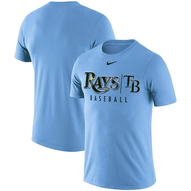 Tampa Bay Rays Nike 2019 Practice T-Shirt - Light Blue - Walmart.com ...