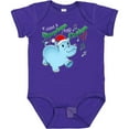 thumbnail image 3 of Inktastic I Want a Hippopotamus for Christmas Hippo in Santa Hat Boys or Girls Baby Bodysuit, 3 of 5