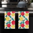 thumbnail image 2 of YladaFaie 2 Pcs Fruit Pattern Kitchen Towels Decorative Dish Towels Fruit Pattern Hand Towels Tea Towels Absorbent Kitchen Cloths for Kitchen Bathroom Decor Housewarming Gifts 16 x 24 Inch, 2 of 7