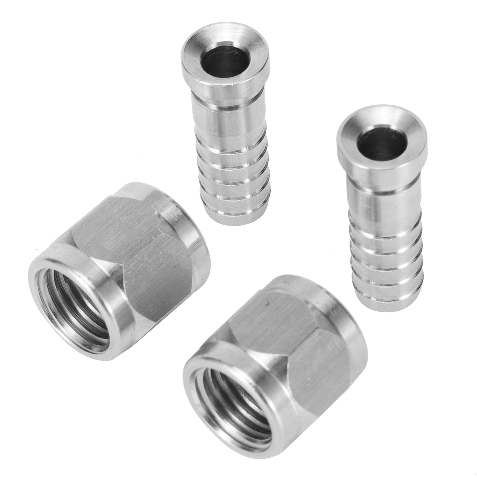 Beer Brewing Kegging Tools KXIUOA Stainless Steel Barb Fitting,Barbed Nut Sets,Barb Disconnects