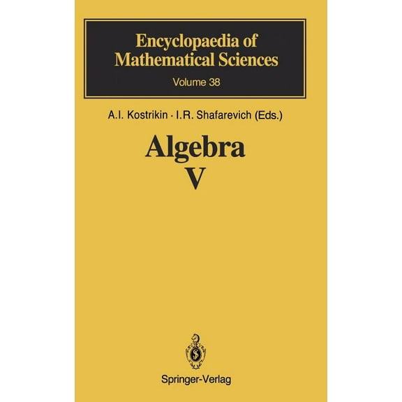 Encyclopaedia of Mathematical Sciences Homological Algebra, Book 38, (Hardcover)