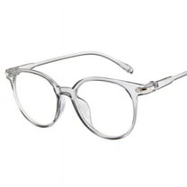 Vintage Oval Clear Glasses Non-Prescription Eyeglasses Frames for Women