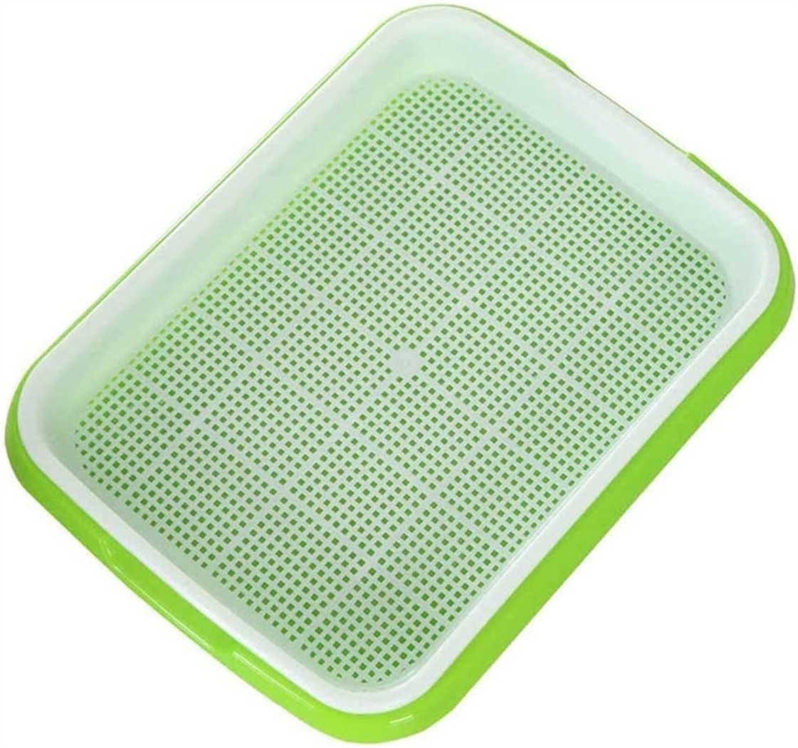 1 Piece Seed Sprout Tray with Lid, Happon Seed Sprouter Tray Nursery