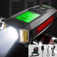 thumbnail image 2 of LED Bike Light Set, Super Bright Waterproof Front Headlight and Rear Bicycle Light Odometer Speedometer Thermometer USB Rechargeable Bike Light Multifunctional Calorie Calculator for Road Mountain, 2 of 8