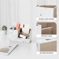 thumbnail image 3 of Desk Organizer - Office Pencil Holder Organizer Desktop Desk Accessories Office Supplies Organization Decor (Marble), 3 of 5
