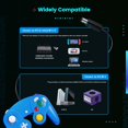 thumbnail image 3 of Gamecube Controller, XYCCA Wired Controller Gamepad Compatible with XYCCA XYCCA /GameCube - Enhanced (Blue & Red), 3 of 6
