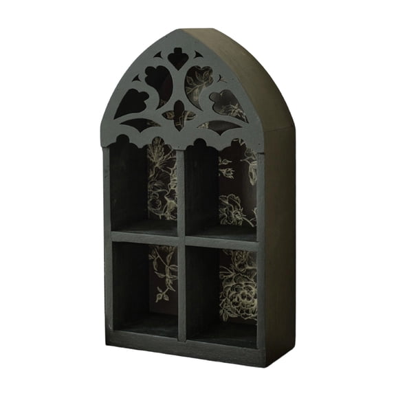 Wall Shelf With Crystal Accent Intricate Design For Victorian Home Decoration for Friend,
