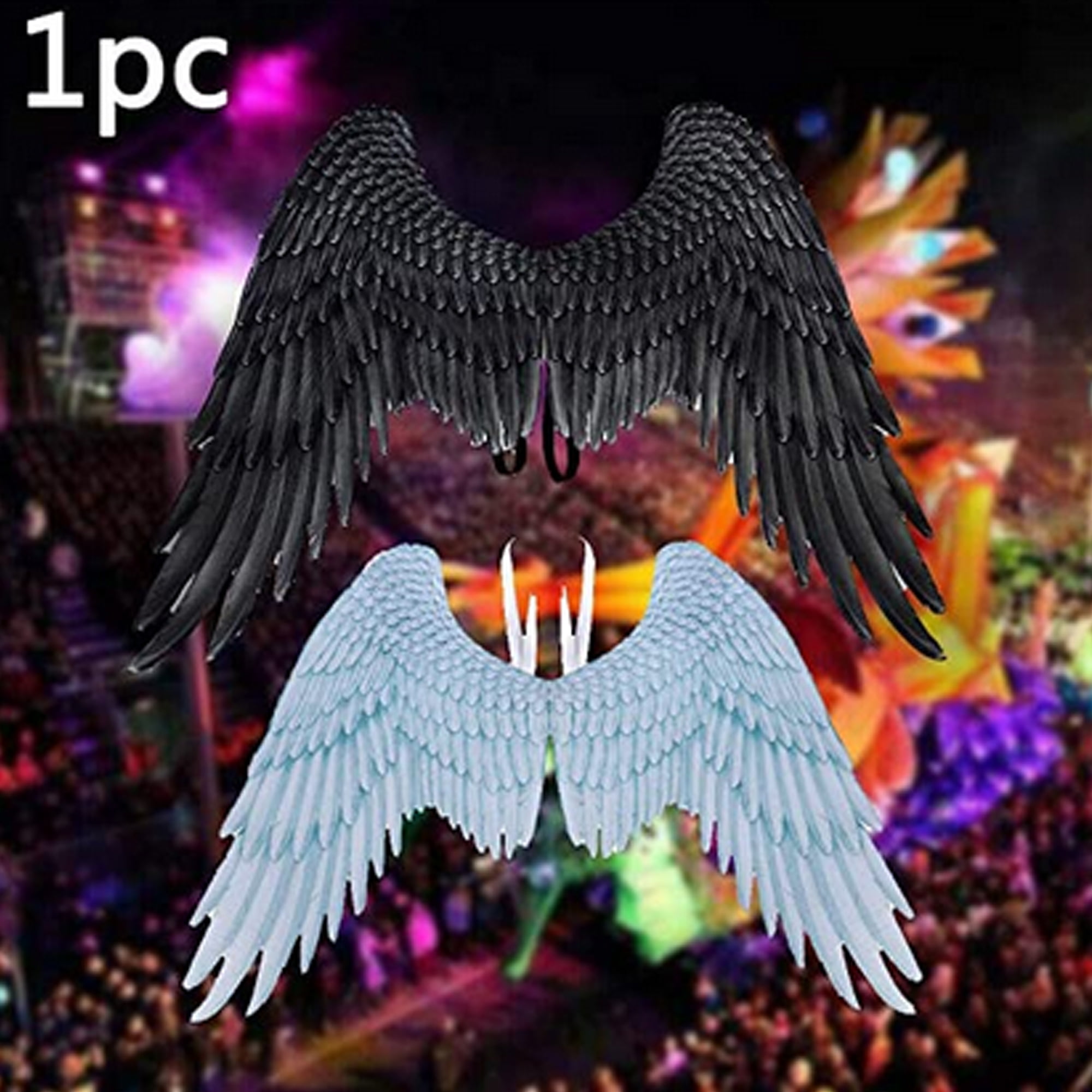 Angel Wings Accessories Carnival Madi Gras Halloween Large - Temu