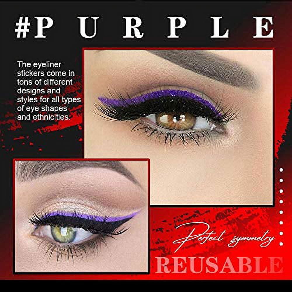 1pc European & American Style Makeup Tool Eyeliner Helper Pe Tape With Hole  Translucent Non-woven Fabric Double Eyelid Stickers