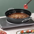 thumbnail image 4 of unbranded Wok Metálico Negro Resistente Para Y Platos Fácilmente, 4 of 8