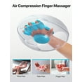 thumbnail image 2 of ALLJOY Cordless Hand Massager with Heat, Rechargeable Finger Massager, 3 Compression Levels, Ideal Gift for Loved Ones, White, 2 of 8
