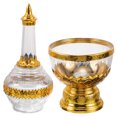 thumbnail image 3 of ColoMX Vaso de agua, botella de goteo, copa de vino de escritorio, copa de ofrendas, copa de budismo, recipientes de agua vacíos para el hogar, fiestas religiosas, iglesias., 3 of 8