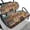Aztec Highland Cow, variant on Aplkyhs Eagle Flag Club Car Precedent Seat Covers Universal Golf Cart Blanket Easy Installation Comfort Golf Cart Seat Cover with Elastic Band Club Car Seat Cushion Covers
