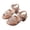 Pink Sandals for Kid, variant on Girl's Multi Strap Braided Flats Open Toe Breathable Comfortable with Adjustable Strap Closure for Summer Walks and Park Visits Beige 31