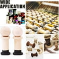 thumbnail image 2 of 30pcs Wood Spools 1.85 Inch Unfinished Empty Spools Weaving Bobbins Empty Thread Spool Wooden Craft Spools, 2 of 7