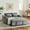 Gray Sofa Bed, variant on Umbreco Convertible Sleeping Sofa Bed,Velvet Couch,2 in 1 Sofa Bed with 2 Detachable Backs for Apartment Living Room,67"x47"x25.5",Gray