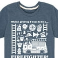 thumbnail image 3 of Disney - Firefighter - When I Grow Up I Want To Be A - Toddler & Youth Short Sleeve Graphic T-Shirt, 3 of 5