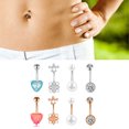 thumbnail image 4 of Body Belly Button Rings, Shiny Glossy Polished Belly Button Rings  for Female, 4 of 7