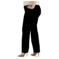 thumbnail image 6 of Lee Women's Plus Size Relaxed Fit All Day Straight Leg Pant, Black, 14W Petite, 6 of 7