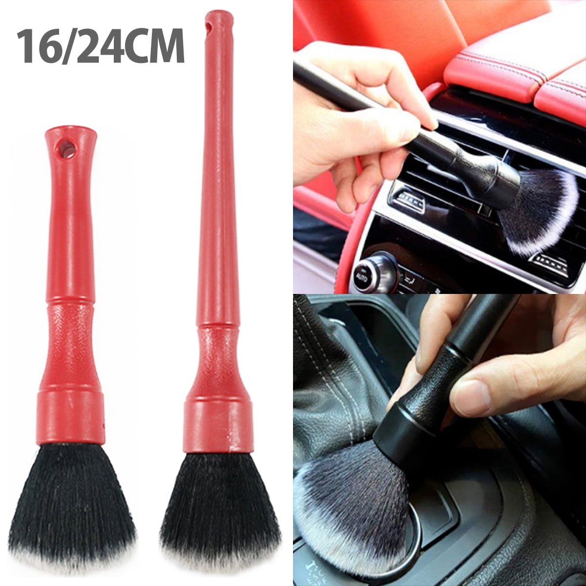 Kyoffiie Car Detailing Brush UltraSoft Detailing Brush ScratchFree Cleaning Brush Tools
