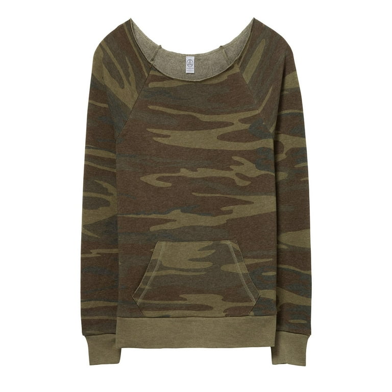 Alternative apparel outlet camo sweatshirt