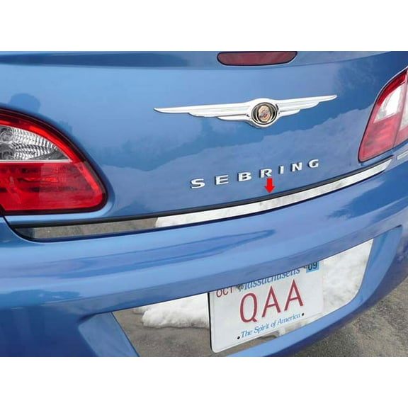 Stainless Steel Rear Deck Trim 1Pc Fits 2007-2010 Chrysler Sebring RD47780 QAA