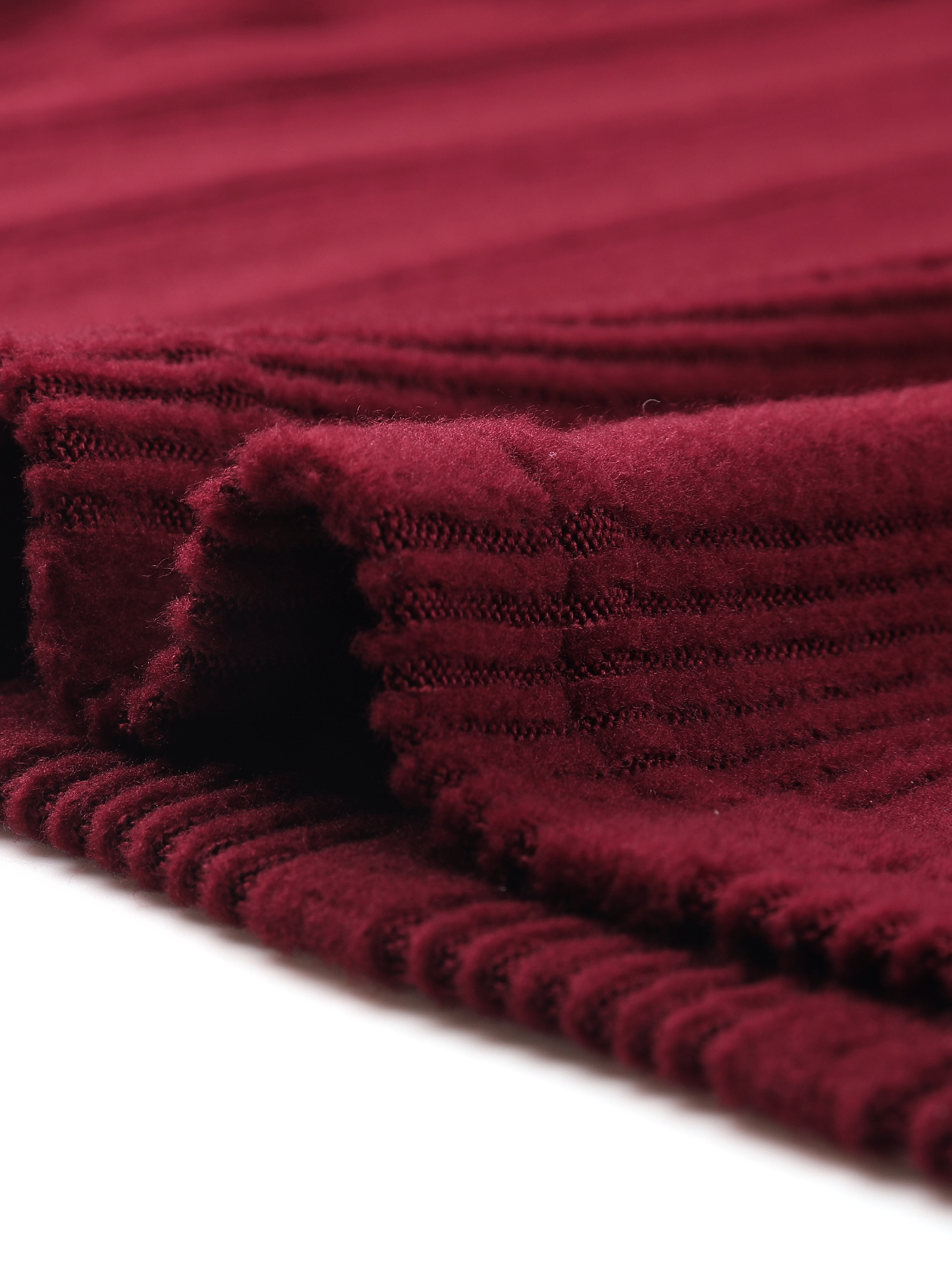 DARING DIVA Women's Plus Knit Tops V Neck Button Stretch Sweater 1X Burgundy