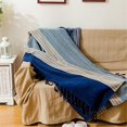 thumbnail image 2 of Colorful Boho Throw Blanket for Couch, Chenille Jacquard Reversible Woven Aztec Bed Couch Throws Soft Oversized Chair Sofa Cover with Tassel…, 2 of 7