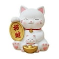thumbnail image 3 of Figura de gato, hucha, contenedor, figura, estatua, hucha de cristal, decorativa para Estilo C, 3 of 9