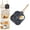 Black, variant on 4 Hole Non Stick Egg Frying Pan, Egg Frying Pan Nonstick Star and Heart, Breakfast Frying Pans for Cooking Eggs, Granite Eggs Pans with Anti-scald Handle (Black)