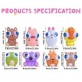thumbnail image 2 of NAOJIE Animal Squishy Fidget Toys,Cute Squishies Toys for Everyone,Pop Out Eyes Toy,Popping Eye Stress Relief Toy,Easter Basket Stuffers,Party Favors,Goodie Bag Stuffers and Classroom Prizes-K, 2 of 5