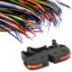 thumbnail image 5 of Terminal De Acoplamiento De Cables, 250V 32A Tipo De Riel 11 ~ 28AWG Conector De Cable Con Orificio Para Controles Eléctricos Para Lámparas ANGGREK Negro, 5 of 7