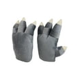 thumbnail image 2 of Godzilla Original Series - Godzilla Gray Plush Gloves, 2 of 3